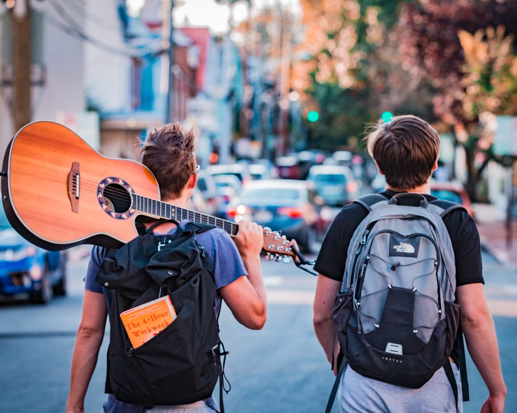 College life brings travelling friends together.